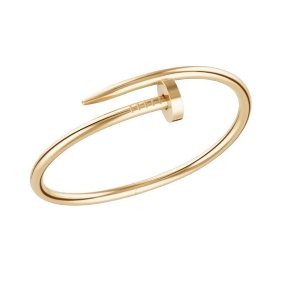Generic Nail Cuff Bangle Bracelet in Gold - Picture 1 of 9